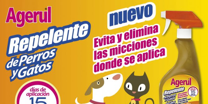 Repelente de perros y gatos Agerul