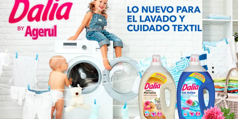 Dalia, la nueva línea de detergentes de Agerul Detergente para la ropa